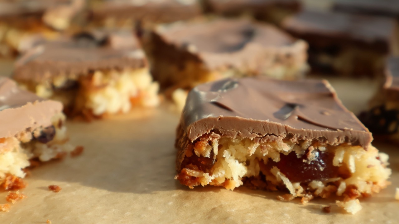 Chocolate picnic slices 
