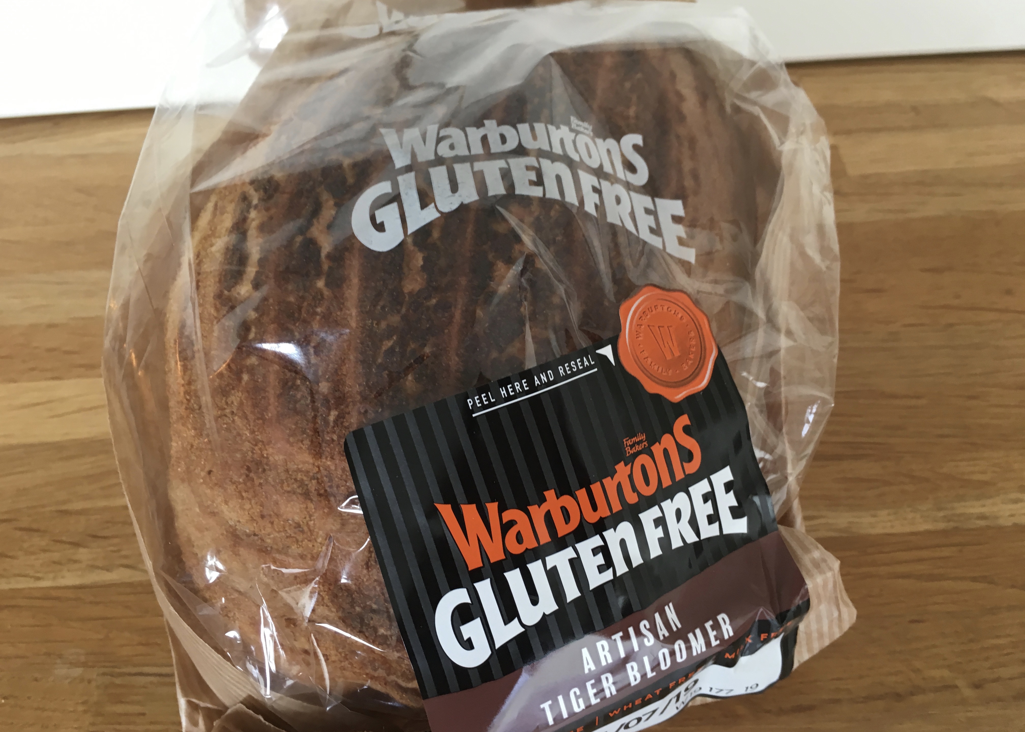 Warburtons gluten artisan tiger bloomer