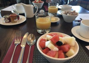 Breakfast at Carnoustie golf and spa hotel