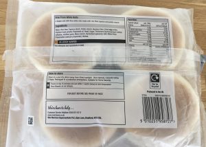 Ingredients for Morrisons Free From white rolls