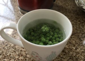 Frozen peas for Gluten free special fried rice