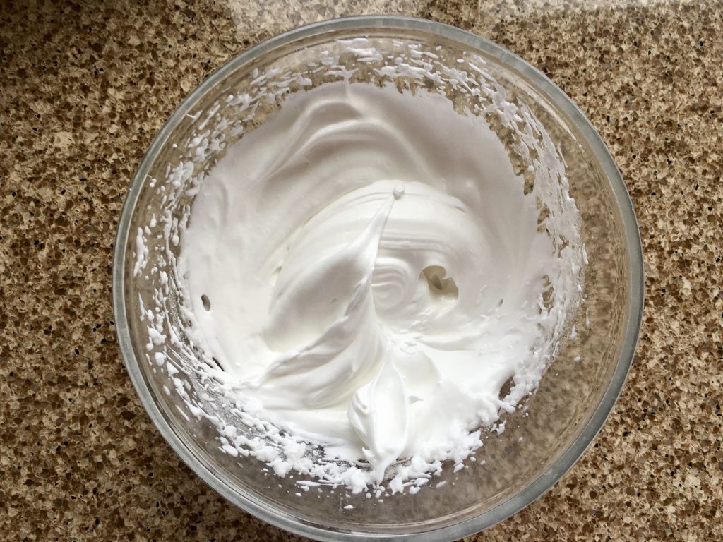 Meringue for gluten free Yum Yum cake