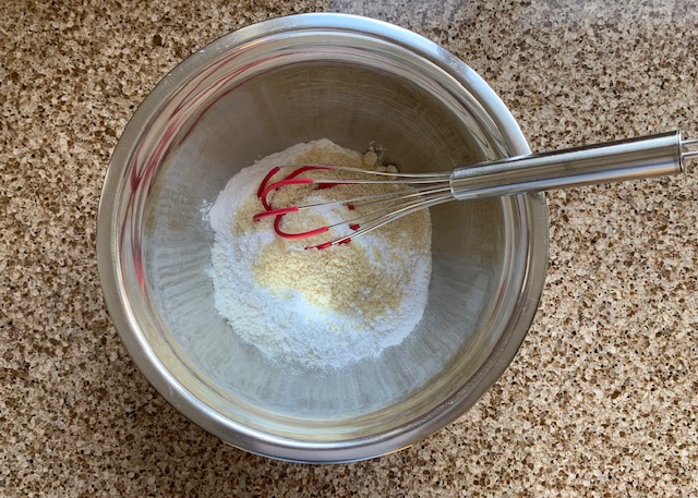 Dry ingredients for gluten free sweet pastry