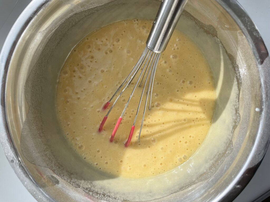 Gluten free ginger sponge mixture