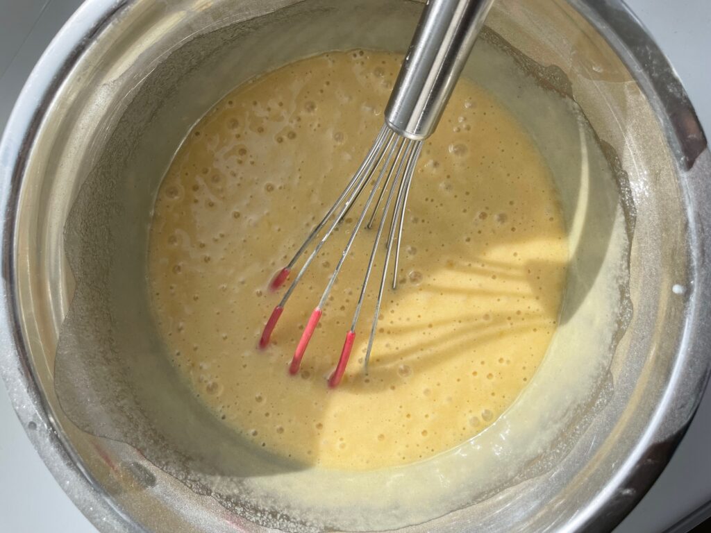 Gluten free ginger sponge mixture