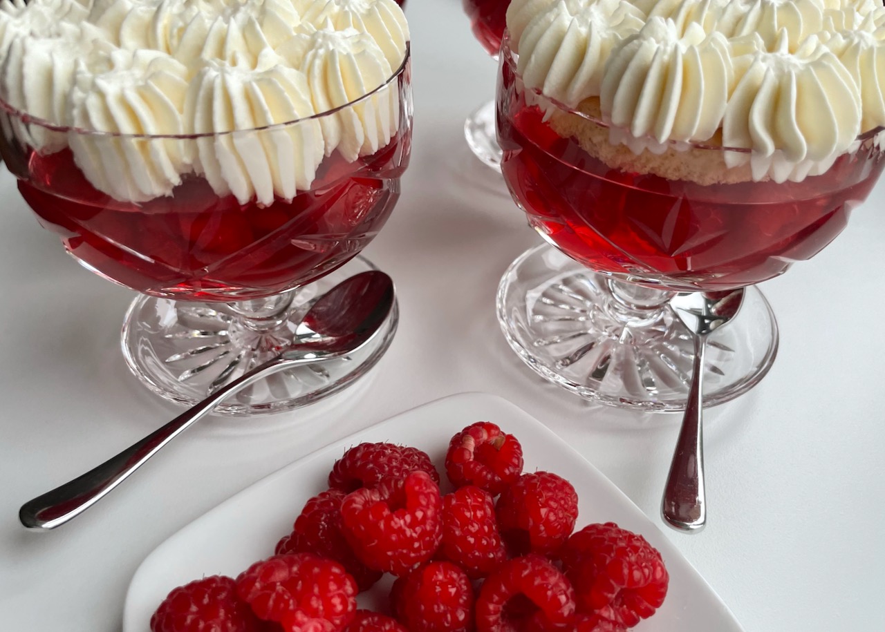Gluten free raspberry Royale desserts 