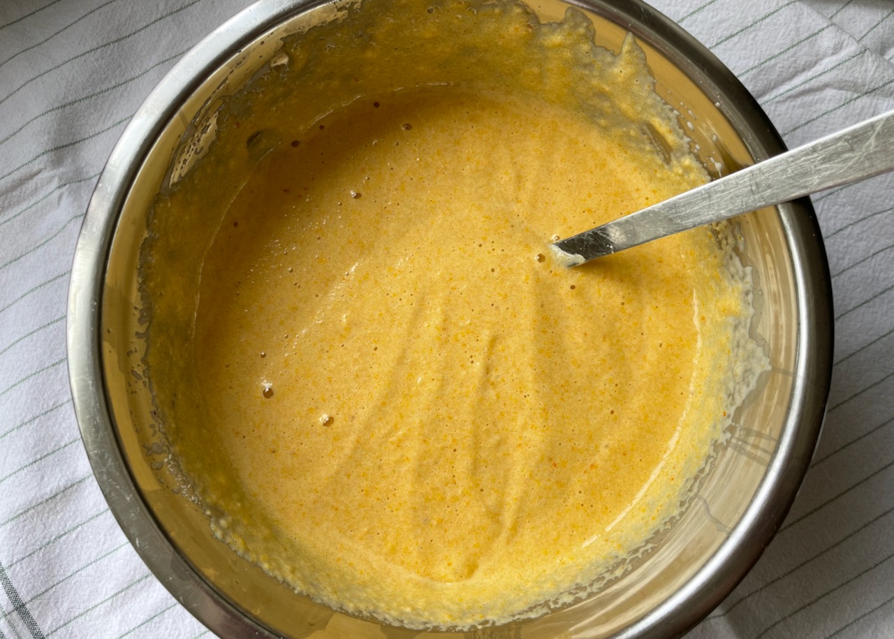 Mixture for boiled clementine cake